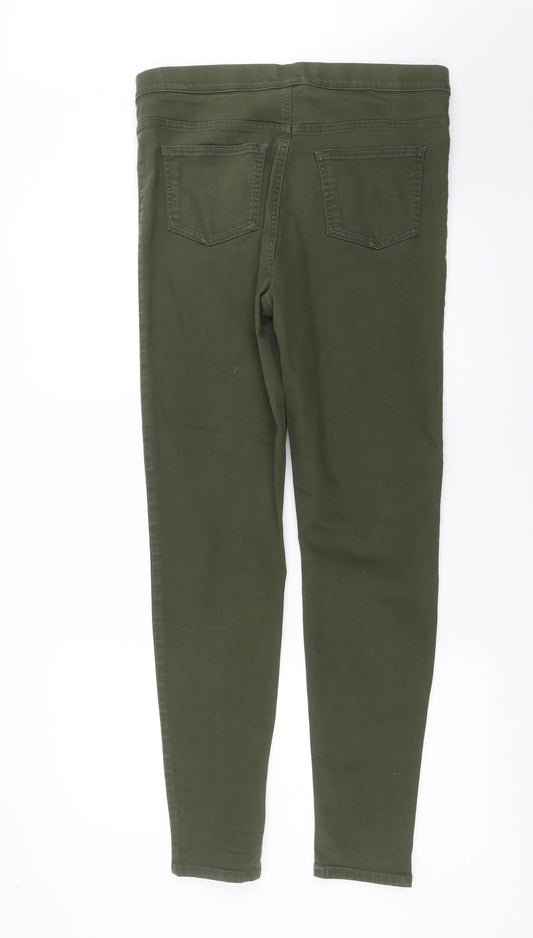Womens UK Size 34 in Preworn Extra-Slim Fit Jegging Green Jeans
