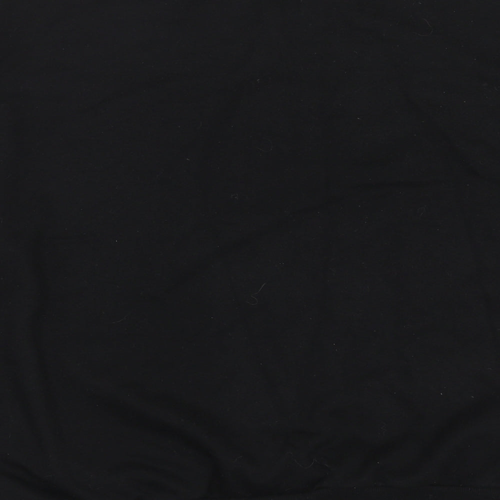 Womens UK Size 14 Boohoo Black Pullover Sweatshirt
