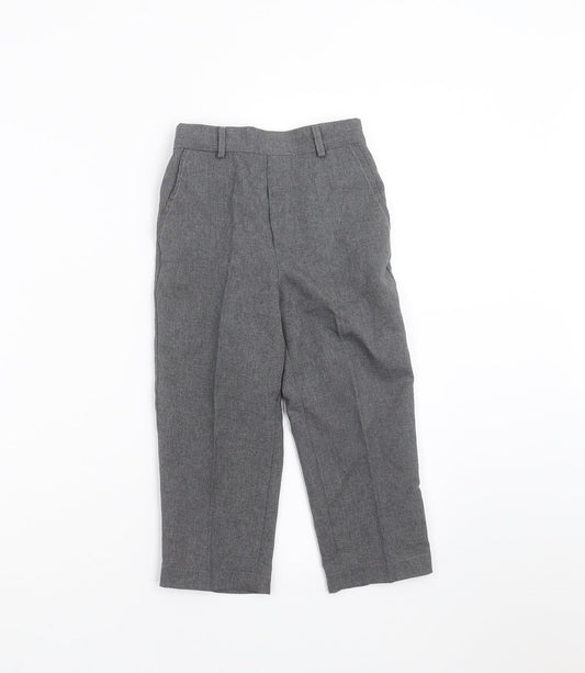 Paisely of London Boys Grey Dress Pants Trousers Size 3-4 Years
