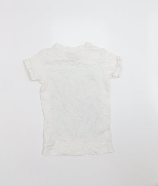 NEXT Boys White Basic T-Shirt Size 4 Years - Summer of Surf