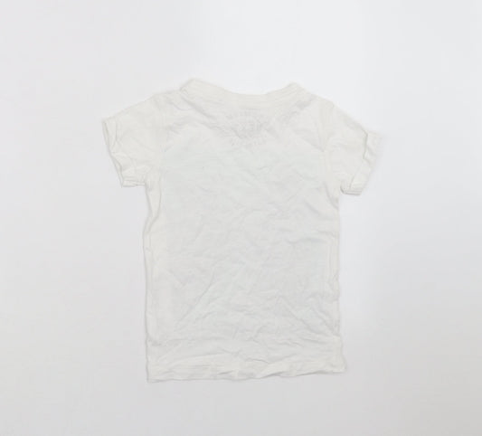 NEXT Boys White Basic T-Shirt Size 3 Years - Summer of Surf