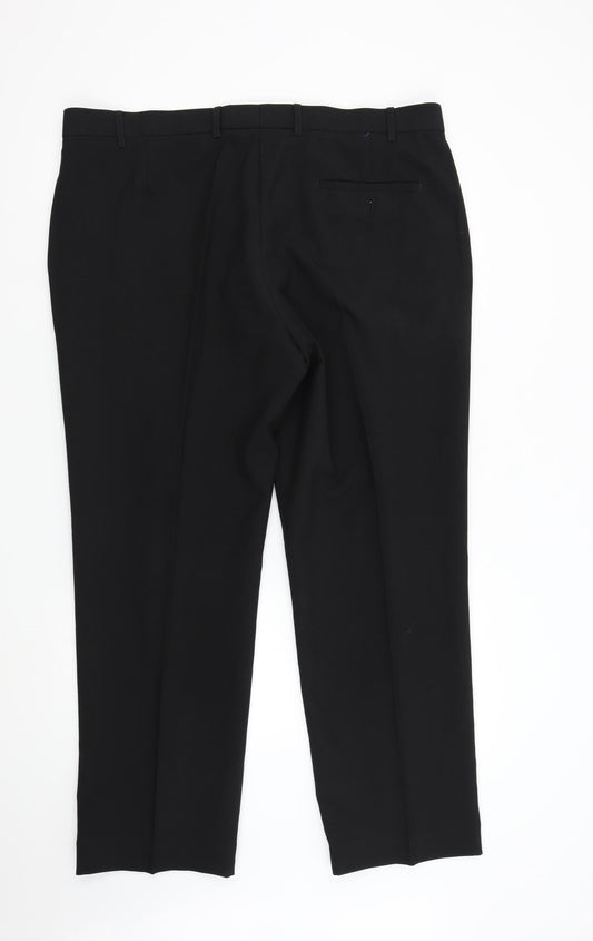 George Womens Black Trousers Size 40 L29 in