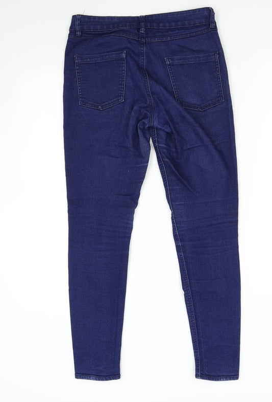 Avenue Womens Blue Denim Skinny Jeans Size 8 L27 in