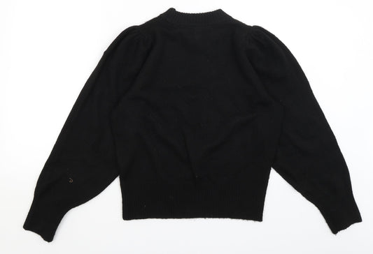 Womens UK Size M H&M Black Pullover Jumper