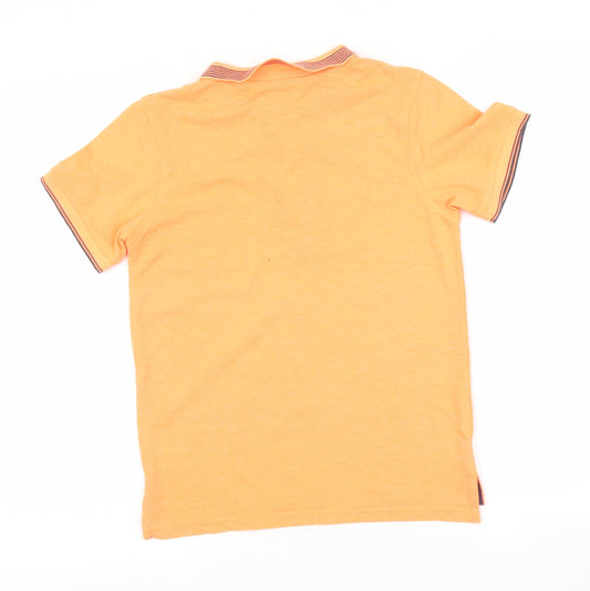 George Boys Orange Basic Polo Size 9-10 Years