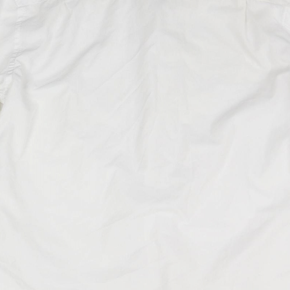 Tailor & Cutter Mens White Button-Up Size 15.5