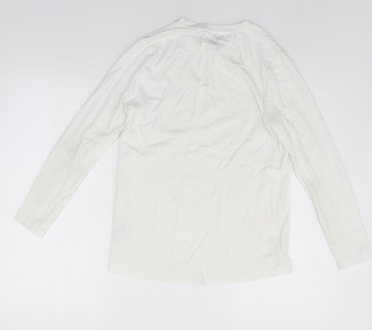 Very Girls White Basic T-Shirt Size 13 Years