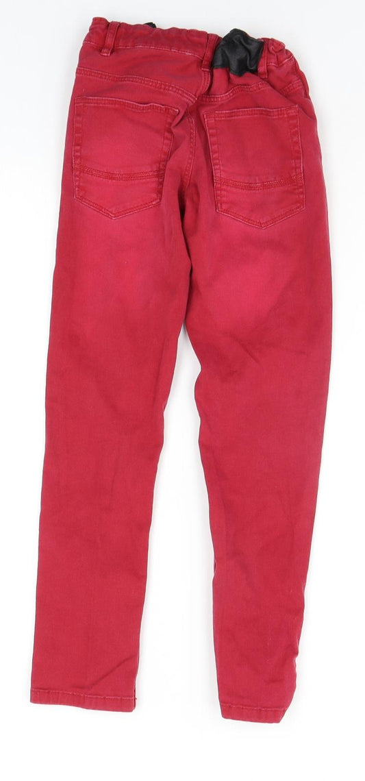 H&M Girls Purple Chino Trousers Size 9-10 Years