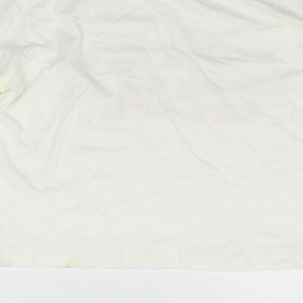 Clockhouse Womens White Basic T-Shirt Size M