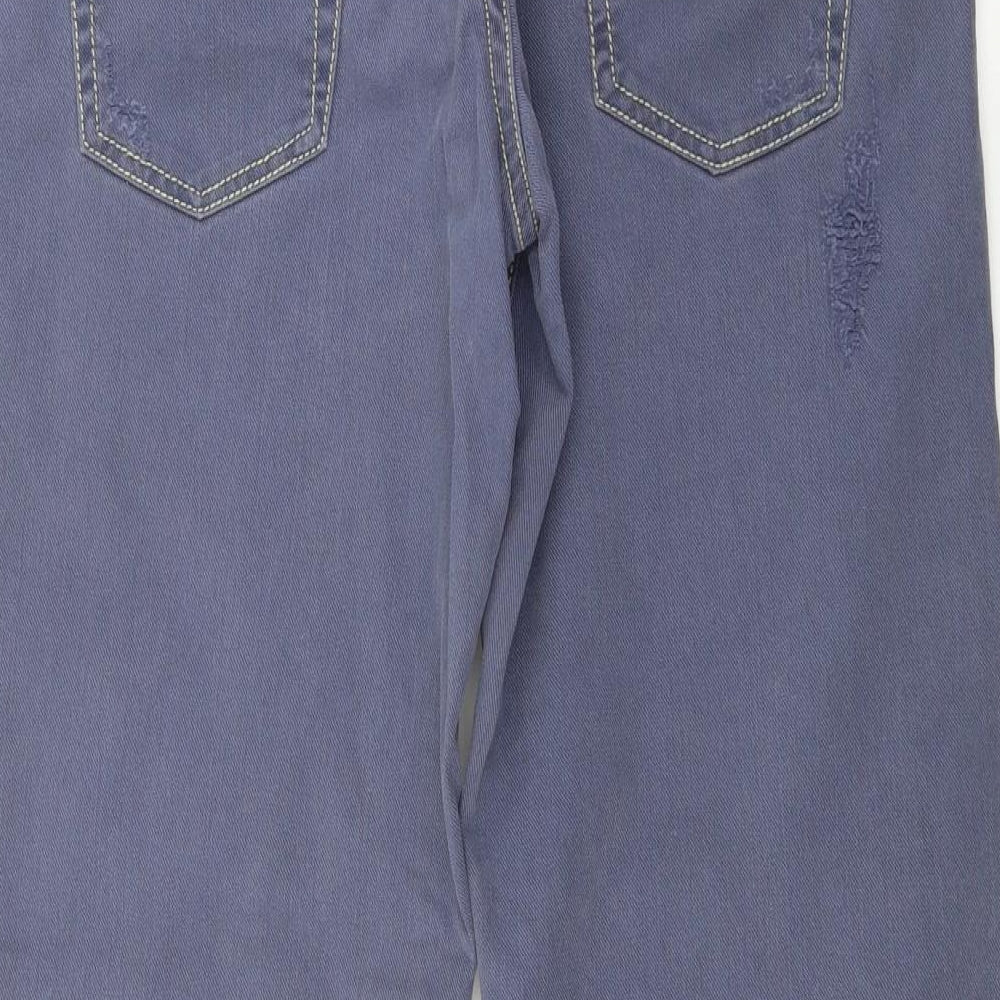 NEXT Womens Grey Skinny Jeans Size 12 L29 in