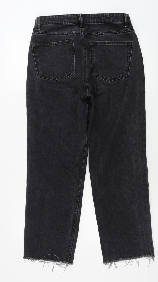 denim co Womens Grey Straight Jeans Size 12 L27 in