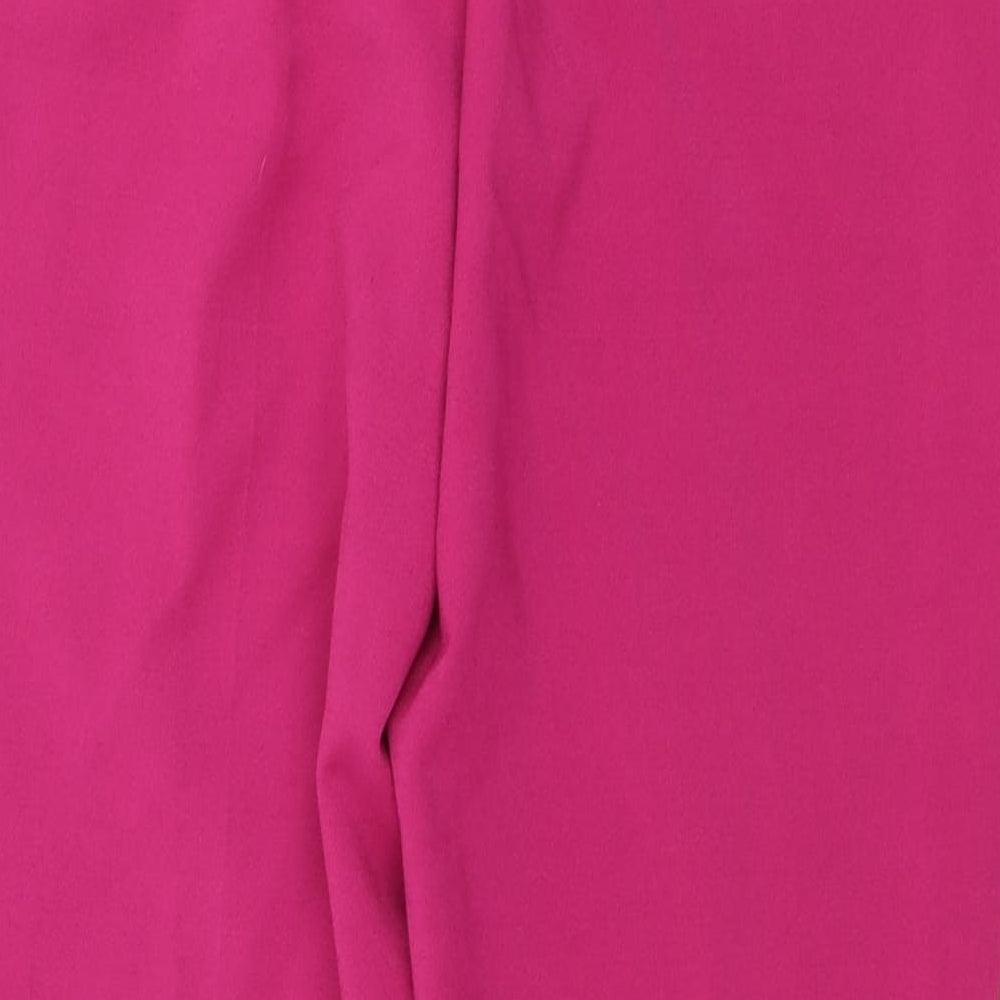 Nutmeg Womens Pink Trousers Size 8 L26 in