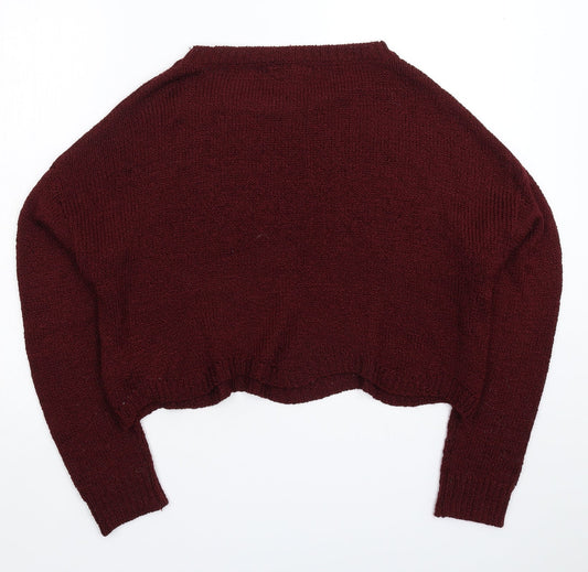 FOREVER 21 Womens Brown Knit Pullover Jumper Size S