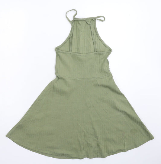 FOREVER 21 Womens Green Fit & Flare Size S