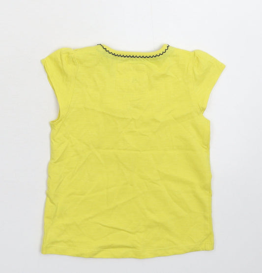 TU Girls Yellow Basic T-Shirt Size 12-18 Months