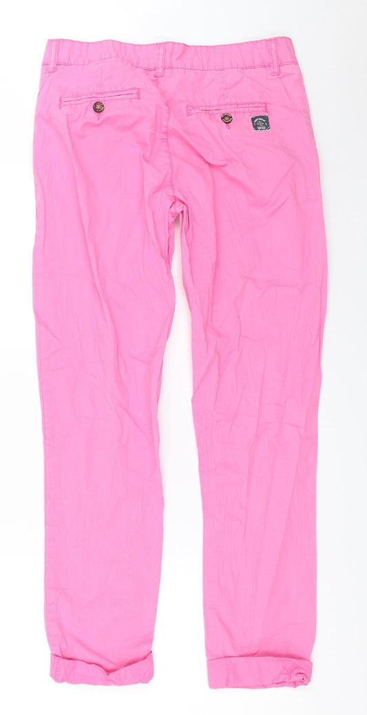 Race Marine Womens Pink Chino Trousers Size 34 L27 in