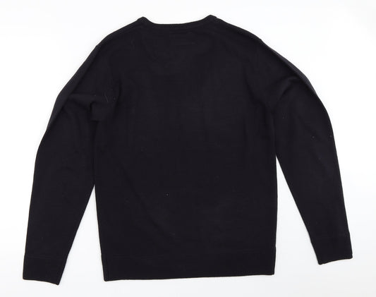 Hutson Harbour Mens Blue Pullover Jumper Size M