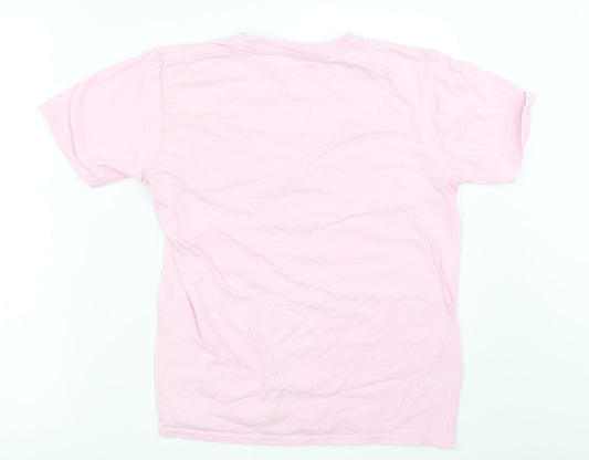 Gildan Girls Pink Basic T-Shirt Size XL