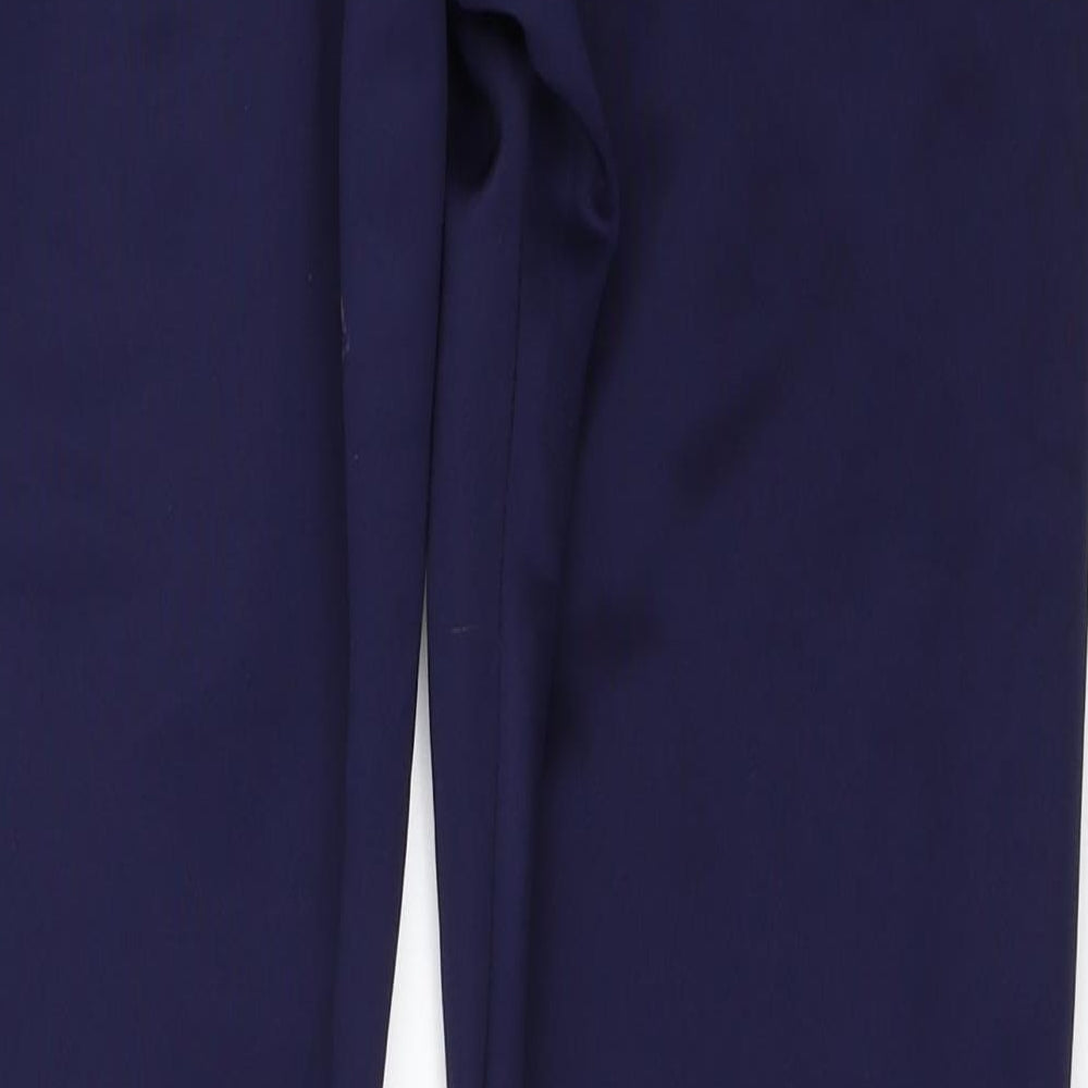 Brand and care label for Night Addict women’s blue sweatpants, size M, 31-inch leg
