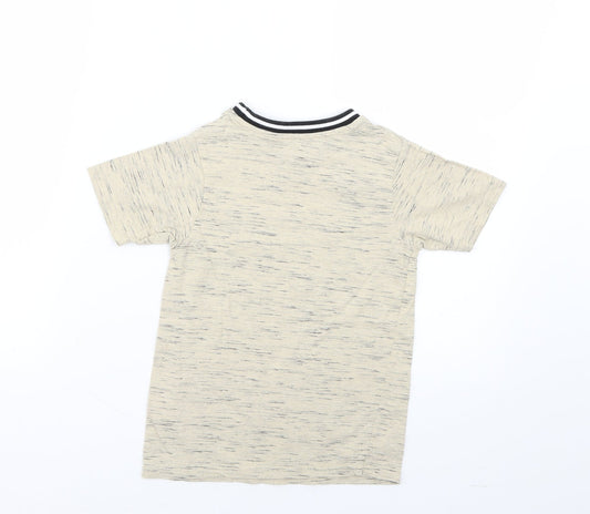 George Boys Beige Basic T-Shirt Size 5-6 Years