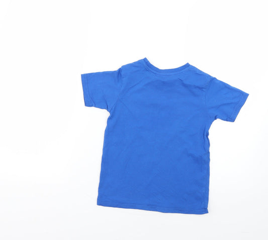 George Boys Blue Basic T-Shirt Size 5-6 Years