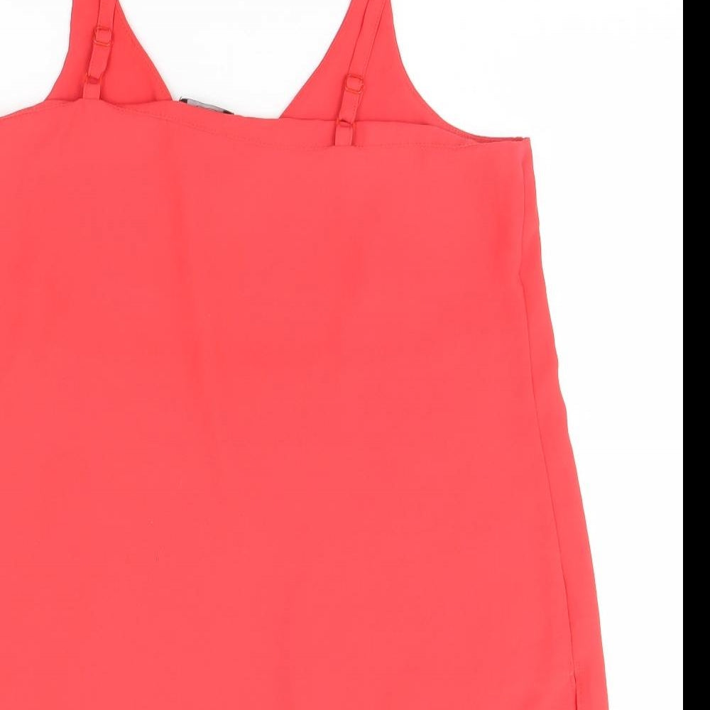 F&F Womens Pink Basic Tank Size 12