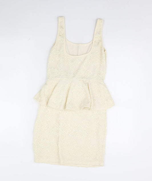 River Island Womens Ivory Mini Size 8