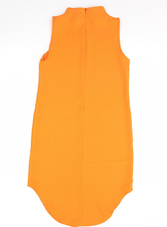 Boohoo Womens Orange Shift Size 8