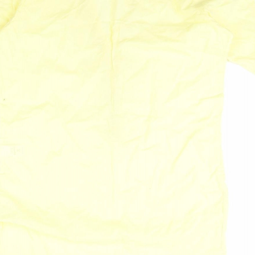 F&F Womens Yellow Basic Blouse Size S