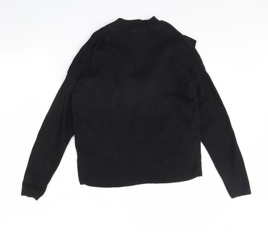 Womens UK Size L New Look Black Pullover Jumper