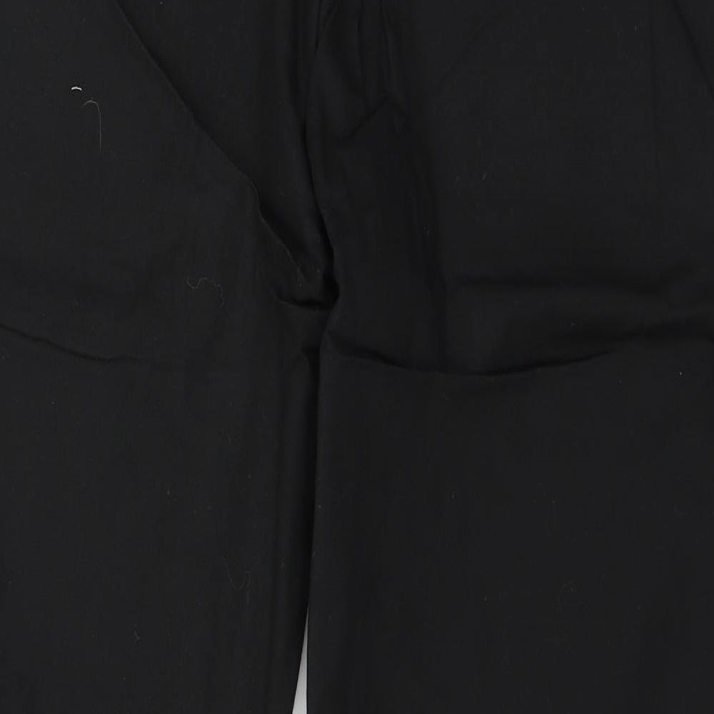 Womens UK Size 40 in Moose Regular Fit Black Trousers