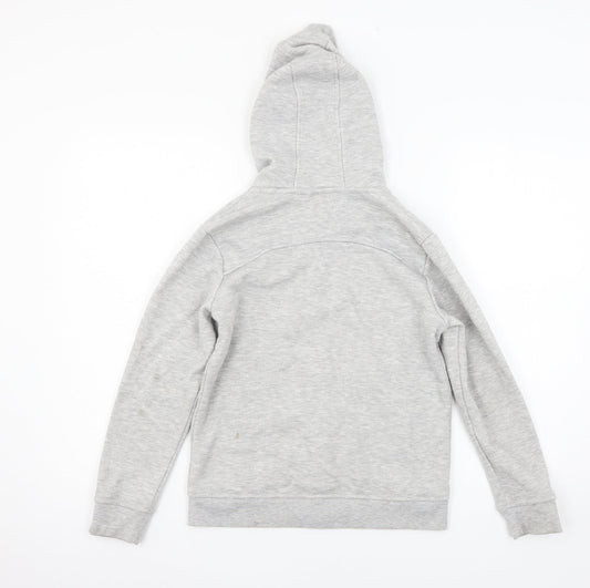 LA Gear Girls Grey Jersey Full Zip Hoodie Size 11-12 Years