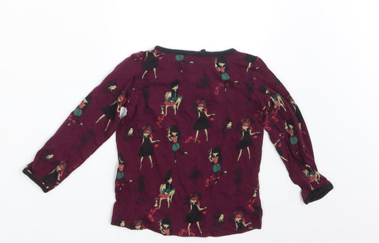 Masquerade Girls Purple Pullover T-Shirt Size 18-24 Months