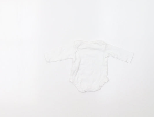 F&F Baby White Romper One-Piece One Size