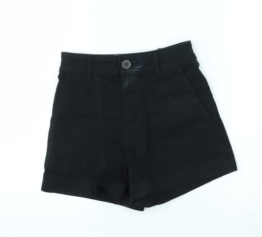 Womens UK Size 4 H&M Regular Fit Mom Shorts