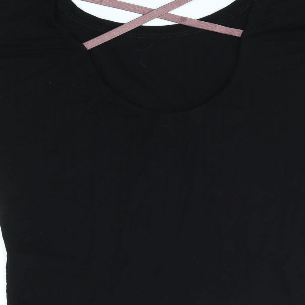 F&F Womens Black Basic Blouse Size S