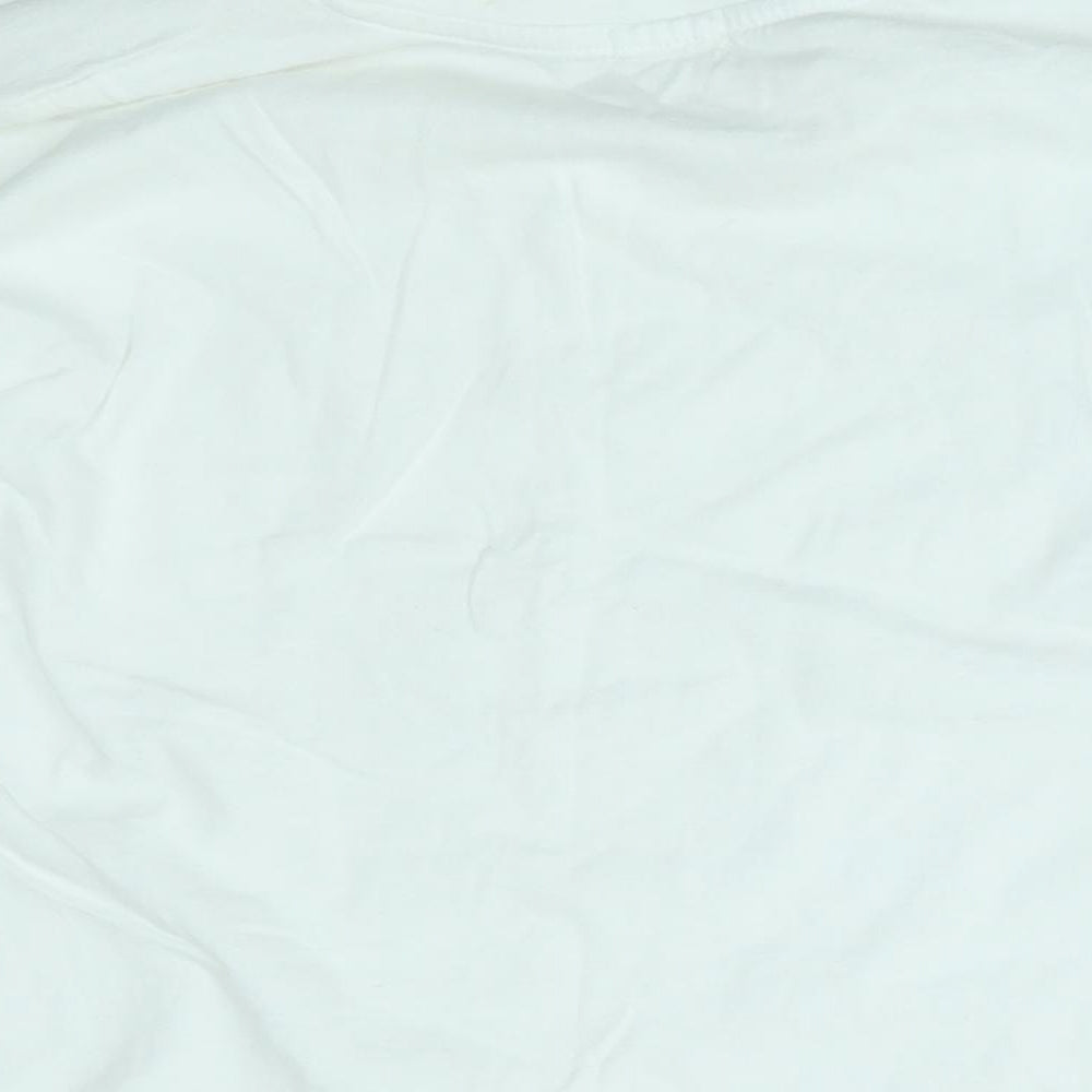 Womens UK Size 8 River Island White Basic Blouse