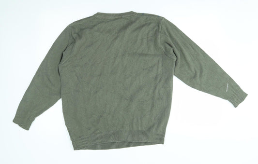 EWM Mens Green Pullover Jumper Size M