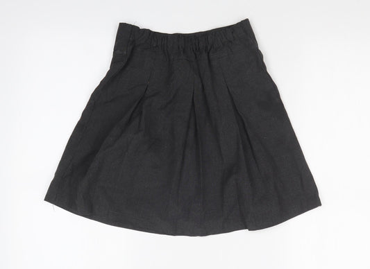 LILY & DAN Girls Grey Pleated Skirt Size 8-9 Years