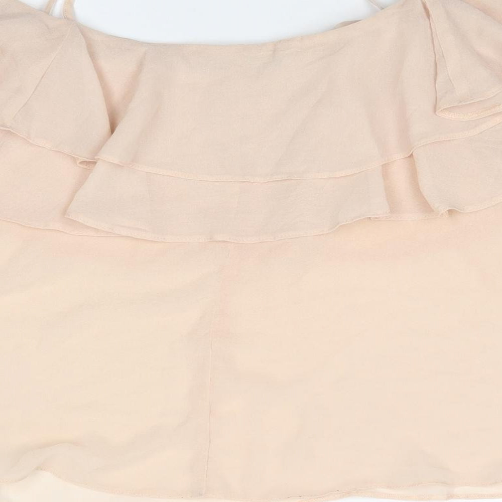Womens UK Size 12 Atmosphere Pink Basic T-Shirt