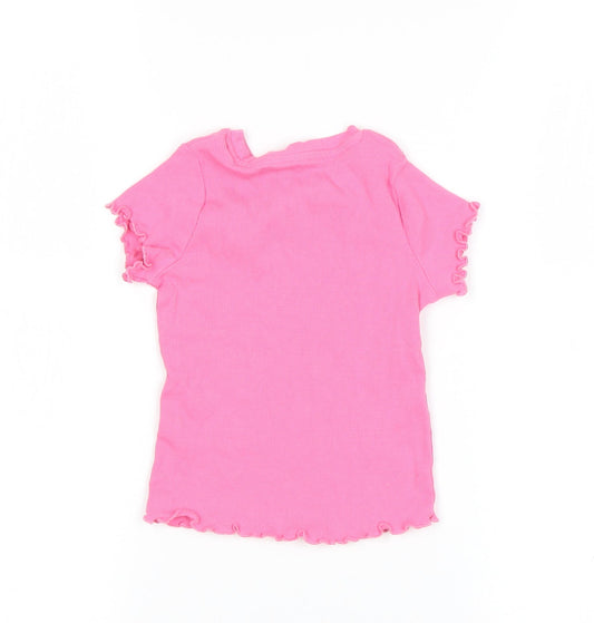 George Girls Pink Pullover Jumper Size 18-24 Months