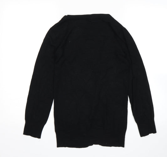Y.D Girls Black Cardigan Jumper Size 12-13 Years