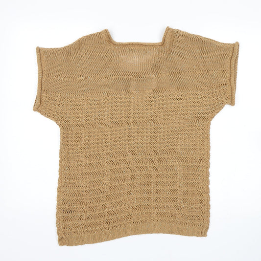 George Womens Brown Pullover Jumper Size 8
