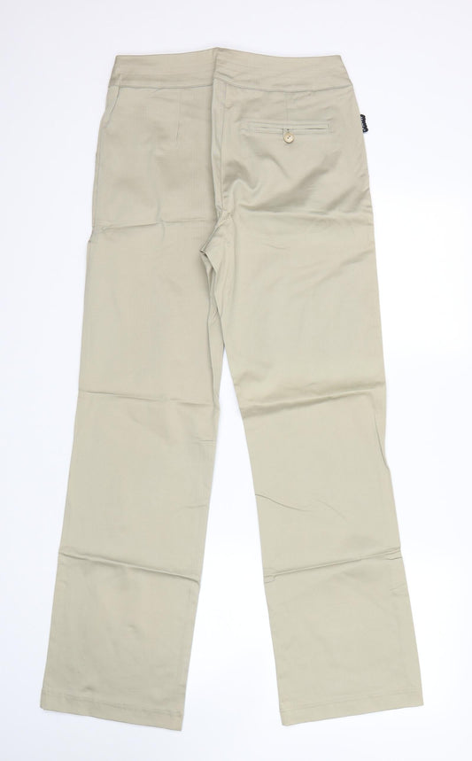 Moose Golf Clothing Womens Beige Chino Trousers Size 10 L32 in