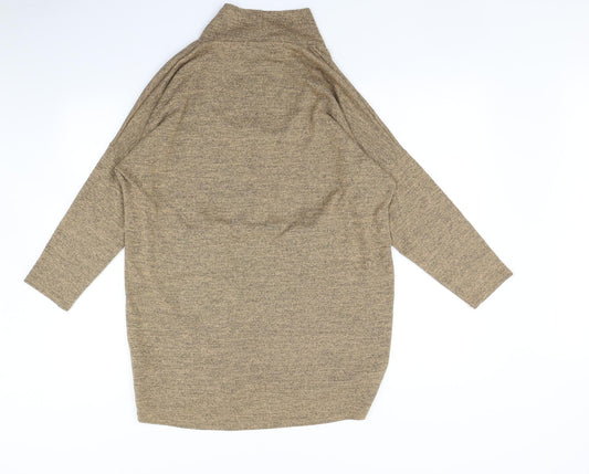 Nicole Collection Womens Brown Pullover Jumper Size M