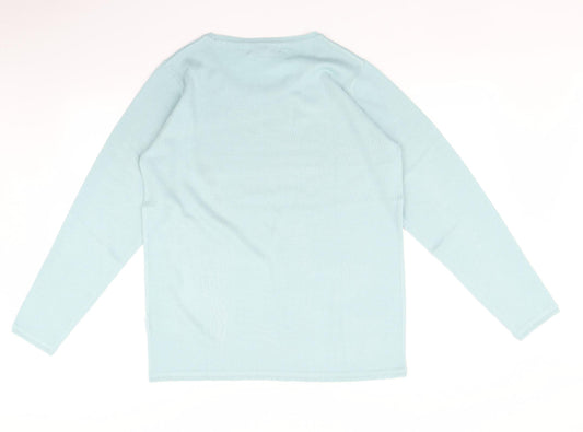 Womens UK Size 12 Julipa Blue Pullover Jumper