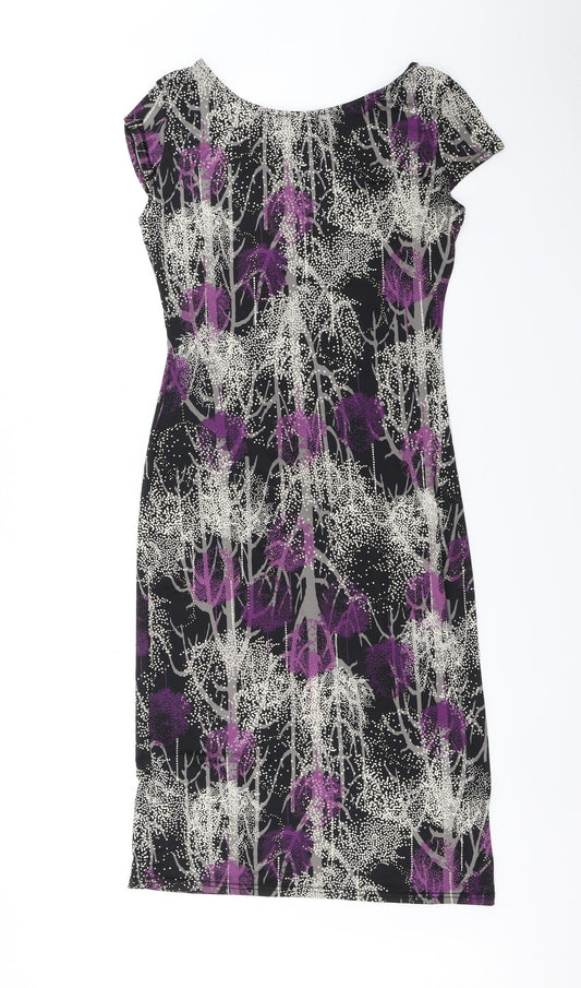 Evita Womens Black Bodycon Size 10
