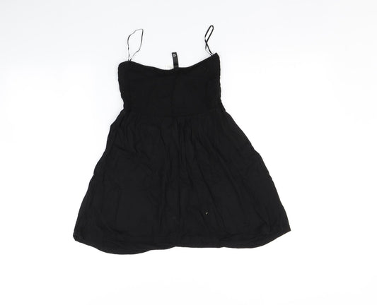 Womens UK Size 12 H&M Black Basic T-Shirt
