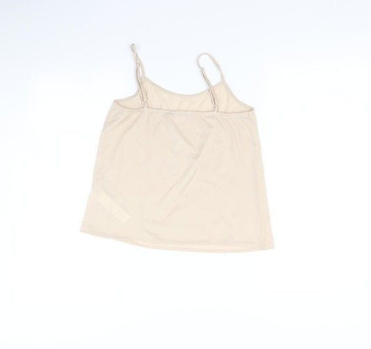 Marks and Spencer Girls Beige Camisole T-Shirt Size 11-12 Years