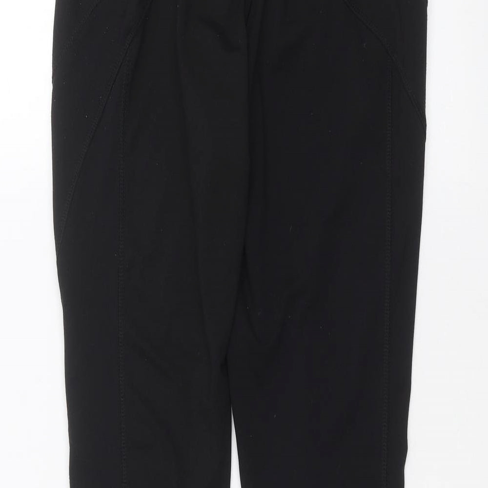Womens UK Size S Workout Jogger Black Leggings